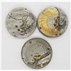 Image 2 : 3-POCKET WATCH MOVEMENTS FOR PARTS