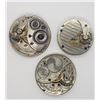 Image 2 : 3-POCKET WATCH MOVEMENTS FOR PARTS