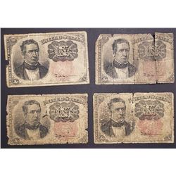 4-1874 TEN CENT FRACTIONAL NOTES