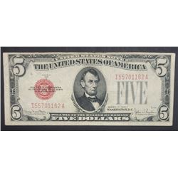 1928F $5 RED SEAL FRN
