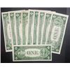 Image 2 : 10-1930s $1 SILVER CERTS AU/CU
