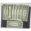 Image 2 : 9-AU/CU SILVER CERTIFICATES 1930's & 1950's