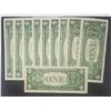 Image 2 : 10-AU/CU SILVER CERTIFICATES 1950's