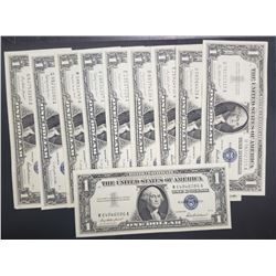 10-1957 $1 AU/CU SILVER CERTS