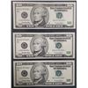 Image 1 : 3-1999 $10 STAR NOTES CONSECUTIVE #