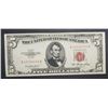 Image 1 : 1953 $5 RED SEAL U S NOTE