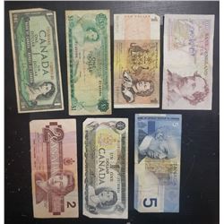 7-CANADA / BANK of ENGLAND NOTES