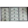 Image 1 : 3-UNCUT SHEETS: 1981 $1 FRN; 1985 $1 RFN;