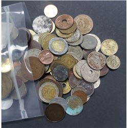 5 pounds FOREIGN COINS - GREAT MIX