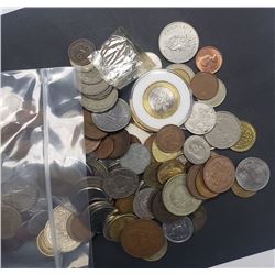 5 pounds FOREIGN COINS - GREAT MIX