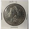 Image 1 : 1881-S MORGAN SILVER DOLLAR