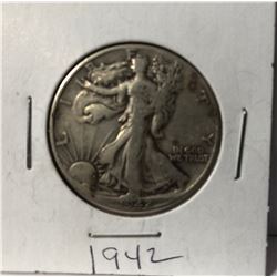 1942 LIBERTY HALF DOLLAR