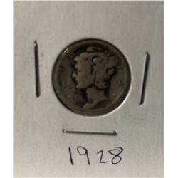 1928 MERCURY DIME