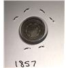 Image 2 : 1857 SEATED LIBERTY HALF DIME 'BEND'