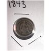 Image 1 : 1843 SEATED LIBERTY HALF DIME 'BEND'