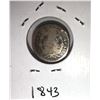Image 2 : 1843 SEATED LIBERTY HALF DIME 'BEND'