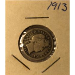 1913 BARBER DIME