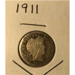 1911 BARBER DIME