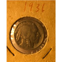 1936 BUFFALO NICKEL
