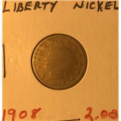 1908 LIBERTY V NICKEL