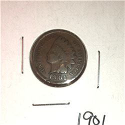 1901 INDIAN HEAD CENT