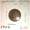 Image 1 : 1903 INDIAN HEAD CENT