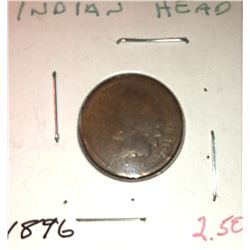 1896 INDIAN HEAD CENT