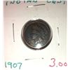 Image 1 : 1907 INDIAN HEAD CENT