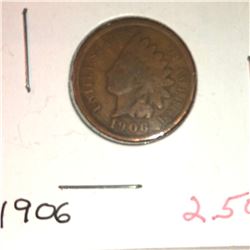 1906 INDIAN HEAD CENT