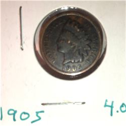 1905 INDIAN HEAD CENT
