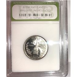 2000-P BU MARYLAND QUARTER