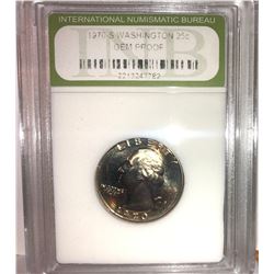 1970-S GEM PROOF GUARTER