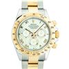 Image 1 : Rolex Mens 2T Daytona Yellow MOP Roman Dial With Rolex Box & Watch Winder