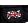 Image 6 : Chanel Navy Blue Fabric Mini Union Jack Flap Bag
