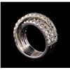 Image 4 : 14KT White Gold 2.74 ctw Diamond Ring