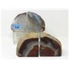 Image 1 : 2 Pairs of Brazilian Agate Crystal Bookends
