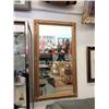 Image 1 : Large 32" x 54" Gold Framed Mirror