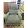 Image 1 : Push Back Grey Fabric Recliner - Store return