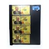 Image 1 : 4 Donald Trump Gold Plated Novelty $1000 Bills