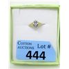Image 1 : 10KT Gold Blue Topaz Ring - Size 5