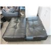 Image 2 : 40" Wide Black Bonded Leather Chair