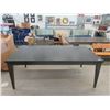 Image 1 : MoeFamily Size Grey Tone Dining Table - 42" x 82"