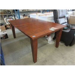 L H Family Size Brown Dining Table - 40" x 72"