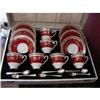 Image 1 : Royal Stafford Bone China Demitasse Set & Case #1131042