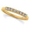 Image 1 : 14k GOLD WEDDING BAND 8 DIAMONDS #1131195