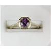 Image 1 : Antique 14k AMETHYST Ring FILIGREE #1131197