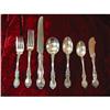 Image 1 : 52 Pc. Wallace Sterling La Reine Flatware #1131214