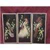 Image 1 : Set of 3 Antique Feather picture of Birds #1131332