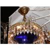 Image 1 : French Cobalt Crystal Chandelier #1148837