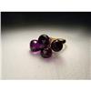 Image 1 : Estate 14K YG Faceted Amethyst Designer Ring #1148994